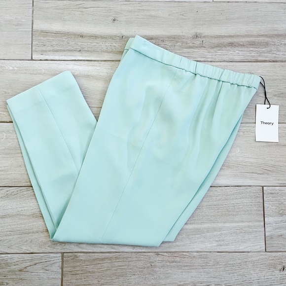 Theory Pants - NWT Theory Basic Pull On Pants in Mint Green